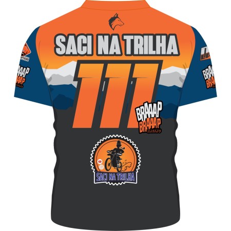 Camiseta Curta Saci na Trilha